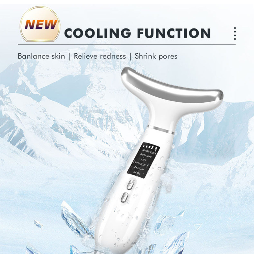 Neck Beauty Device – EMS, Ice Compress & Light Therapy | InfraGlow™