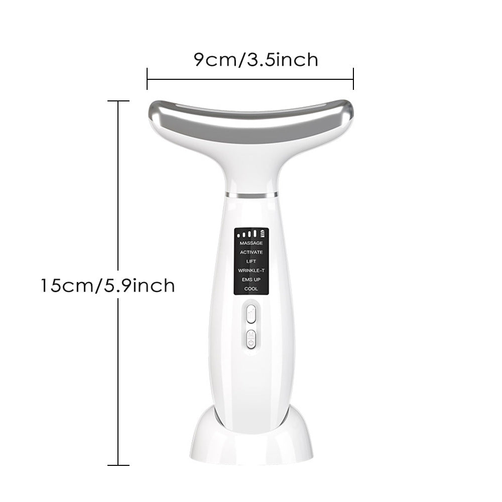 Neck Beauty Device – EMS, Ice Compress & Light Therapy | InfraGlow™