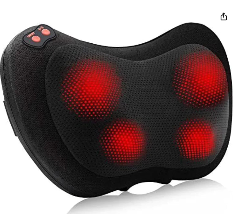 Infrared Massage Pillow – Deep Tissue Neck & Shoulder Relief | InfraGlow™
