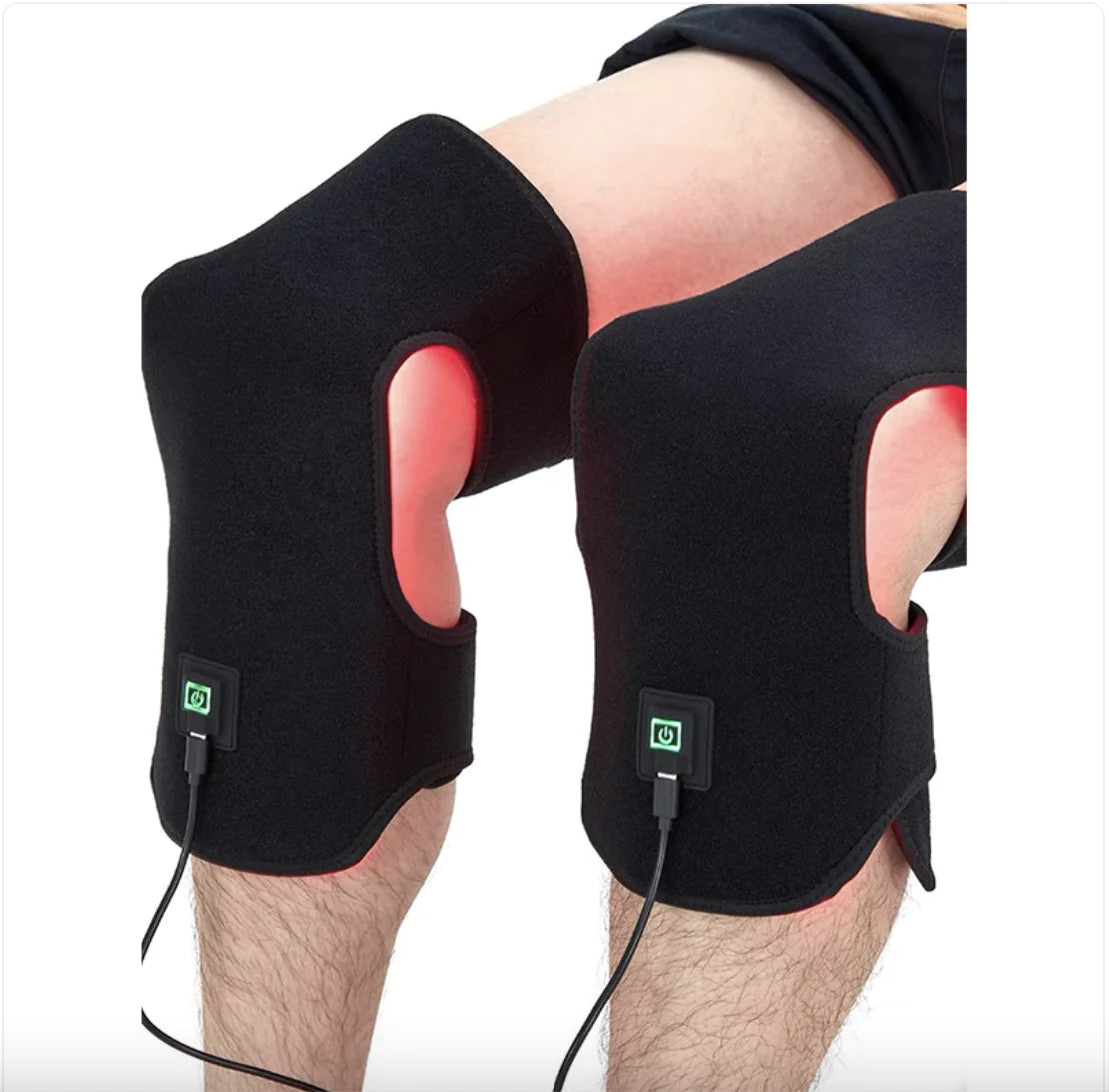 Infrared Knee Wraps – Heated Therapy for Joint Pain (2-Piece Set) | InfraGlow™