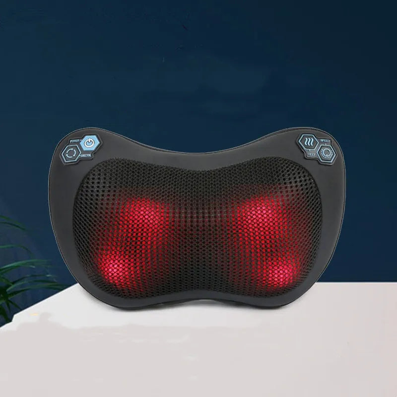 Infrared Massage Pillow – Deep Tissue Neck & Shoulder Relief | InfraGlow™