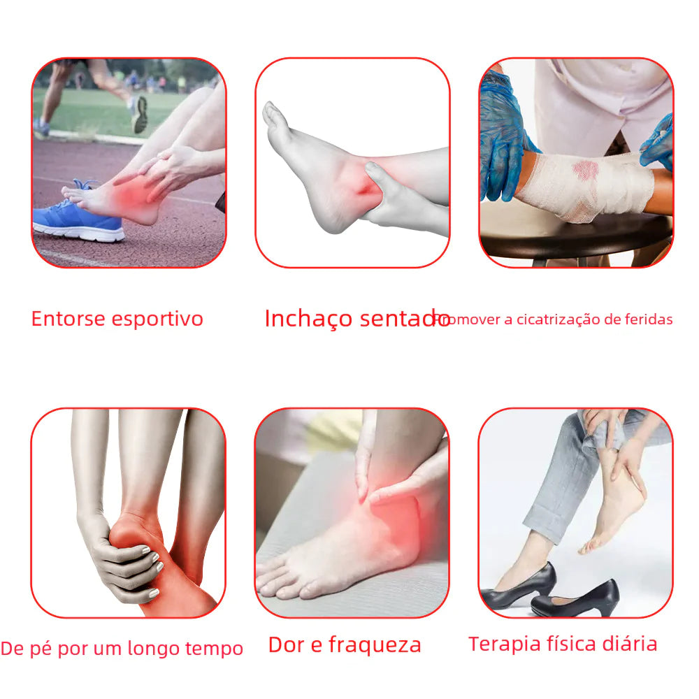 Infrared Ankle Wrap – Red Light Therapy for Joint Pain & Swelling | InfraGlow™