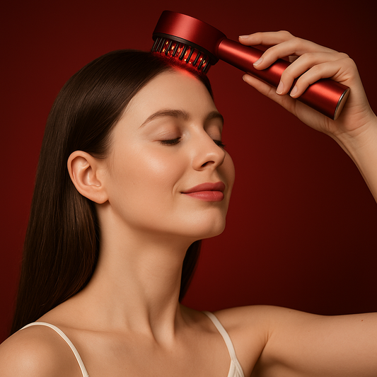 Scalp Therapy Comb – Red Light & Deep Massage for Hair Growth | InfraGlow™