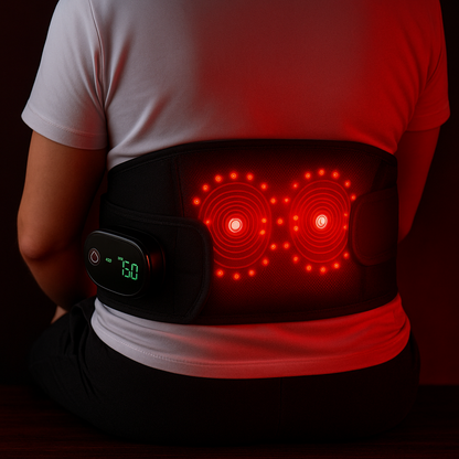 Heated Massage Belt – Infrared Relief for Lower Back Pain | InfraGlow™