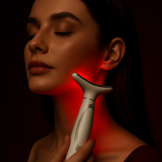 Neck Beauty Device – EMS, Ice Compress & Light Therapy | InfraGlow™