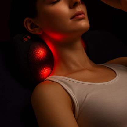 Infrared Massage Pillow – Deep Tissue Neck & Shoulder Relief | InfraGlow™