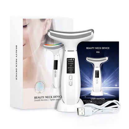 Neck Beauty Device – EMS, Ice Compress & Light Therapy | InfraGlow™
