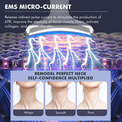 Neck Beauty Device – EMS, Ice Compress & Light Therapy | InfraGlow™