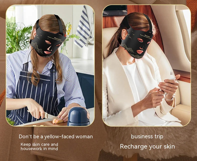 LED Therapy Mask – Red Light for Anti-Aging & Skin Glow | InfraGlow™