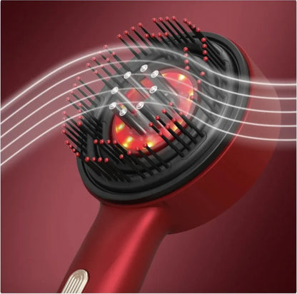Scalp Therapy Comb – Red Light & Deep Massage for Hair Growth | InfraGlow™