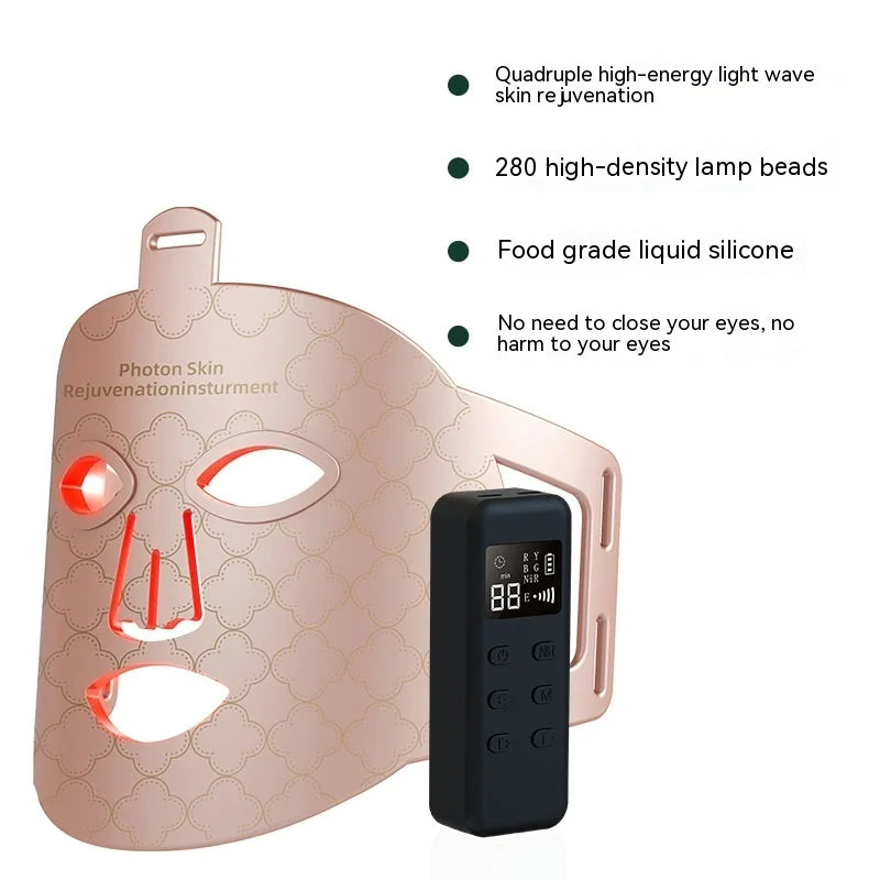 LED Therapy Mask – Red Light for Anti-Aging & Skin Glow | InfraGlow™